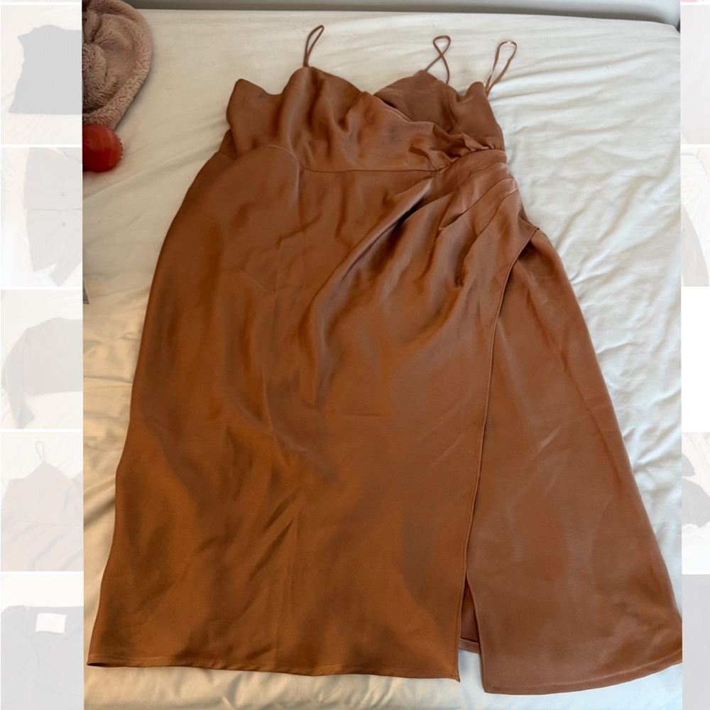 Anthropologie burnt sienna cocktail dress, size 22, never worn!